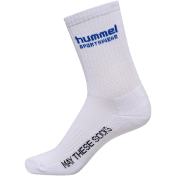 3er Pack hummel Sportsocken 9347 - white/paprika 46-48