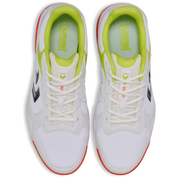 hummel Court Control II Hallenschuhe 9375 - bright white/tangerine tango 41