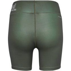 hummel hmlTE Fundamental Mid-Waist Shorts Damen 6426 - climbing ivy S