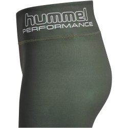 hummel hmlTE Fundamental Mid-Waist Shorts Damen 6426 - climbing ivy S