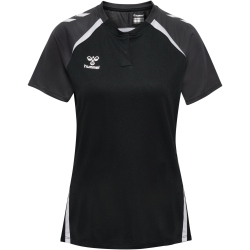 hummel hmlLEAD 2.0 Poloshirt Damen 1006 - black/asphalt XS