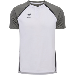 hummel hmlLEAD 2.0 Poloshirt Herren 9396 - white/steel...