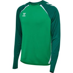 hummel hmlLEAD 2.0 Crew Sweatshirt Herren 6327 - jelly bean/evergreen M