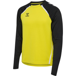hummel hmlLEAD 2.0 Crew Sweatshirt Herren 5800 - blazing yellow/black S