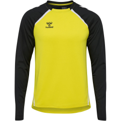 hummel hmlLEAD 2.0 Crew Sweatshirt Herren 5800 - blazing yellow/black M