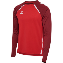 hummel hmlLEAD 2.0 Crew Sweatshirt Herren 3713 - true red/maroon M