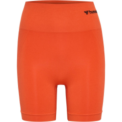 hummel hmlTIF Seamless Fitness Shorts Damen 5022 - tangerine tango S