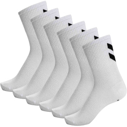 6er Pack hummel hmlCHEVRON Sportsocken 9425 - white/white...