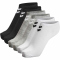 6er Pack hummel hmlCHEVRON Sneakersocken 2072 - black/white/grey 36-40