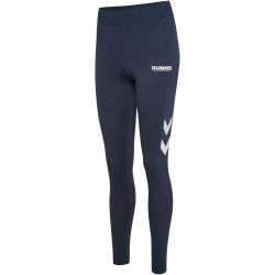 hummel hmlLEGACY Damen High-Waist Tights 8273 - blue...