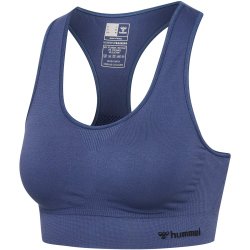 hummel hmlTIF Seamless Sport-BH Damen 7507 - blue indigo XS