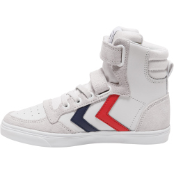 hummel Slimmer Stadil Leder High-Top Sneaker Kinder 9020 - white 26