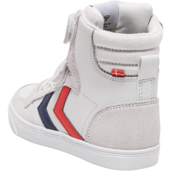 hummel Slimmer Stadil Leder High-Top Sneaker Kinder 9020 - white 27