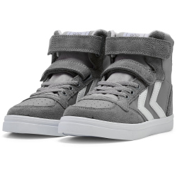 hummel Slimmer Stadil Leder High-Top Sneaker Kinder 1307 - alloy 27