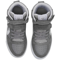 hummel Slimmer Stadil Leder High-Top Sneaker Kinder 1307 - alloy 27