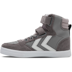 hummel Slimmer Stadil Leder High-Top Sneaker Kinder 1307 - alloy 27