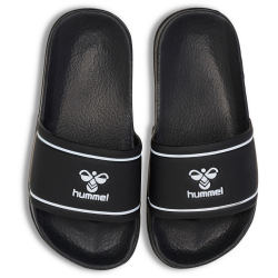 hummel Pool Slide Badelatschen Kinder 2114 - black/white 24