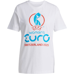 adidas Women Euro 25 Official Emblem T-Shirt Herren