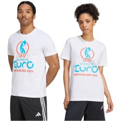 adidas Women Euro 25 Official Emblem T-Shirt Herren