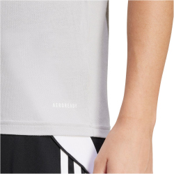 adidas Squadra 25 Baumwoll Poloshirt Damen JY3409 - team light grey/white XXS