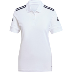 adidas Squadra 25 Baumwoll Poloshirt Damen JY3408 - white/black XXS