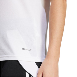 adidas Squadra 25 Baumwoll Poloshirt Damen JY3408 - white/black XXS