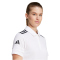 adidas Squadra 25 Baumwoll Poloshirt Damen JY3408 - white/black XXS