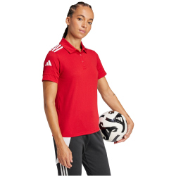 adidas Squadra 25 Baumwoll Poloshirt Damen JY3404 - team power red/white XS