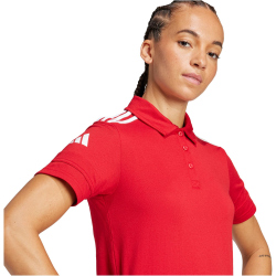adidas Squadra 25 Baumwoll Poloshirt Damen JY3404 - team power red/white XS