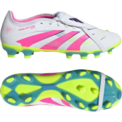 adidas Predator Pro MG Fußballschuhe JR0444 - cloud white/lucid pink/lucid lemon 42 2/3
