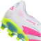 adidas Predator Pro MG Fußballschuhe JR0444 - cloud white/lucid pink/lucid lemon 42 2/3