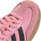 adidas Messi Samba IN Fußballschuhe Kinder JR0424 - light pink/core black/gum4 36