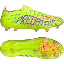 adidas Predator Elite FG Fußballschuhe JH6455 - lucid lemon/lucid pink/blue fusion 40 2/3