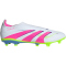 adidas Predator League Laceless FG/MG Fußballschuhe ID3861 - cloud white/lucid pink/lucid lemon 43 1/3