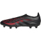 adidas Predator League Laceless FG/MG Fußballschuhe ID3858 - core black/grey four/lucid red 44 2/3