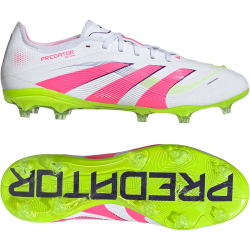adidas Predator Pro FG Fußballschuhe ID3855 - cloud white/lucid pink/lucid lemon 42 2/3