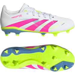 adidas Predator League FG/MG Fußballschuhe Kinder ID3752 - cloud white/lucid pink/lucid lemon 32
