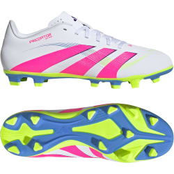 adidas Predator Club FG/MG Fußballschuhe ID1323 - cloud white/lucid pink/lucid lemon 44
