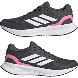 adidas Runfalcon 5 Laufschuhe Damen JQ6300 - grey six/cloud white/bliss pink 38