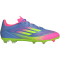 adidas F50 League FG/MG Fußballschuhe IE1290 - blue fusion/lucid lemon/lucid pink 44 2/3