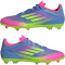 adidas F50 League FG/MG Fußballschuhe IE1290 - blue fusion/lucid lemon/lucid pink 44 2/3