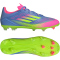 adidas F50 League FG/MG Fußballschuhe IE1290 - blue fusion/lucid lemon/lucid pink 44 2/3