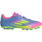 adidas F50 League 2G/3G AG Fußballschuhe IE1263 - blue fusion/lucid lemon/lucid pink 44 2/3
