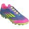 adidas F50 League 2G/3G AG Fußballschuhe IE1263 - blue fusion/lucid lemon/lucid pink 44 2/3