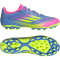 adidas F50 League 2G/3G AG Fußballschuhe IE1263 - blue fusion/lucid lemon/lucid pink 44 2/3