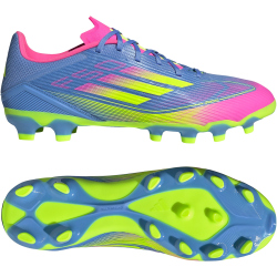 adidas F50 League MG Fußballschuhe IE1236 - blue fusion/lucid lemon/lucid pink 44