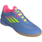 adidas F50 League IN Fußballschuhe IE1226 - blue fusion/lucid lemon/lucid pink 46 2/3