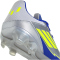 adidas F50 League Messi MG Fußballschuhe Kinder IH0920 - silver met./solar yellow/lucid blue 36