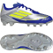 adidas F50 League Messi MG Fußballschuhe Kinder IH0920 - silver met./solar yellow/lucid blue 36