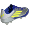 adidas F50 League FG/MG Fußballschuhe IH0918 - silver met./solar yellow/lucid blue 42 2/3